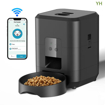 Smart Automatic Pet Feeder with Remote Scheduling for Your Feline Friend