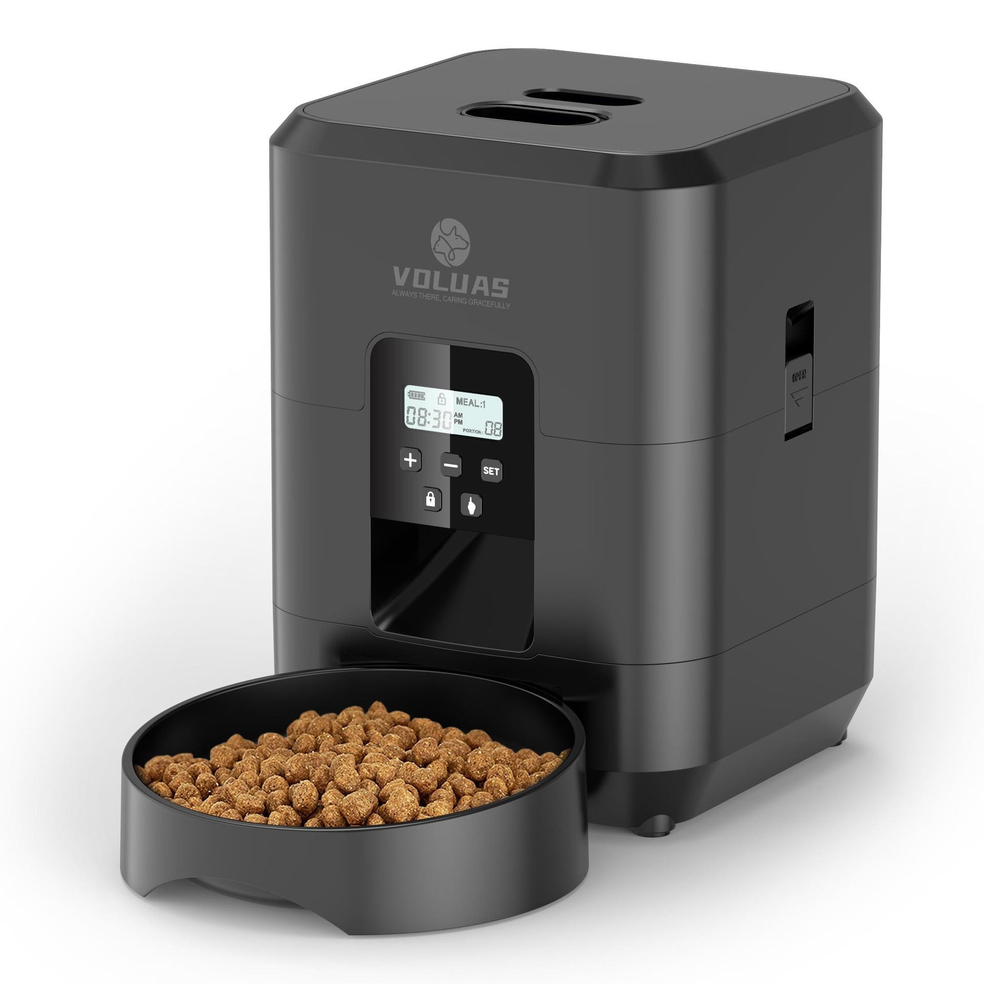 Smart Automatic Pet Feeder with Remote Scheduling for Your Feline Friend