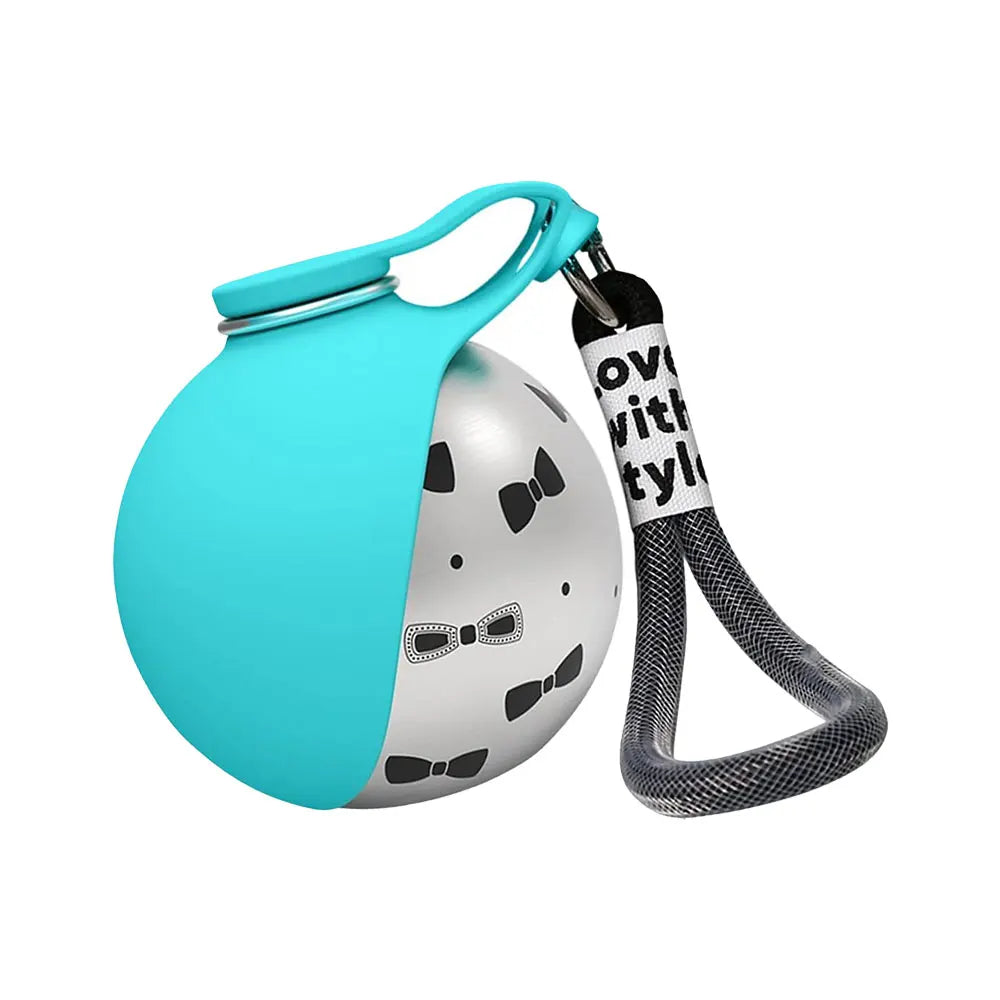 Stay Hydrated on the Go: 2-In-1 Leak-Proof Portable Dog Water Bottle for Small Dogs - Durable Stainless Steel & Silicone Design