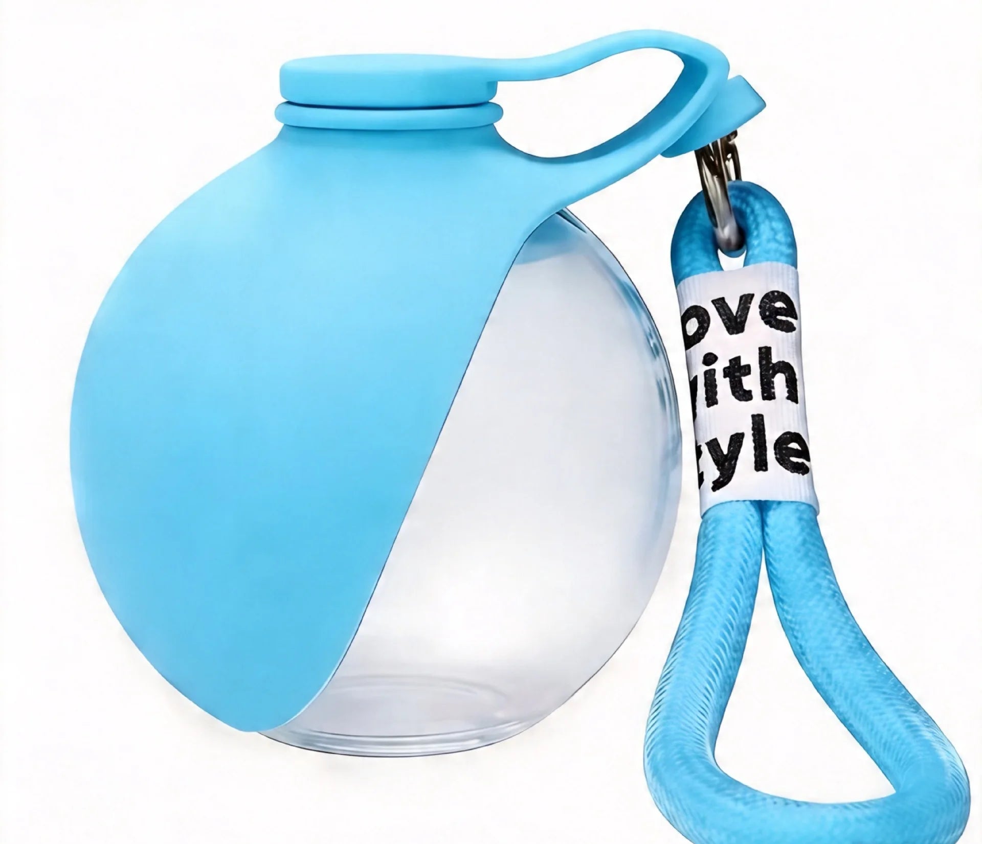 Stay Hydrated on the Go: 2-In-1 Leak-Proof Portable Dog Water Bottle for Small Dogs - Durable Stainless Steel & Silicone Design