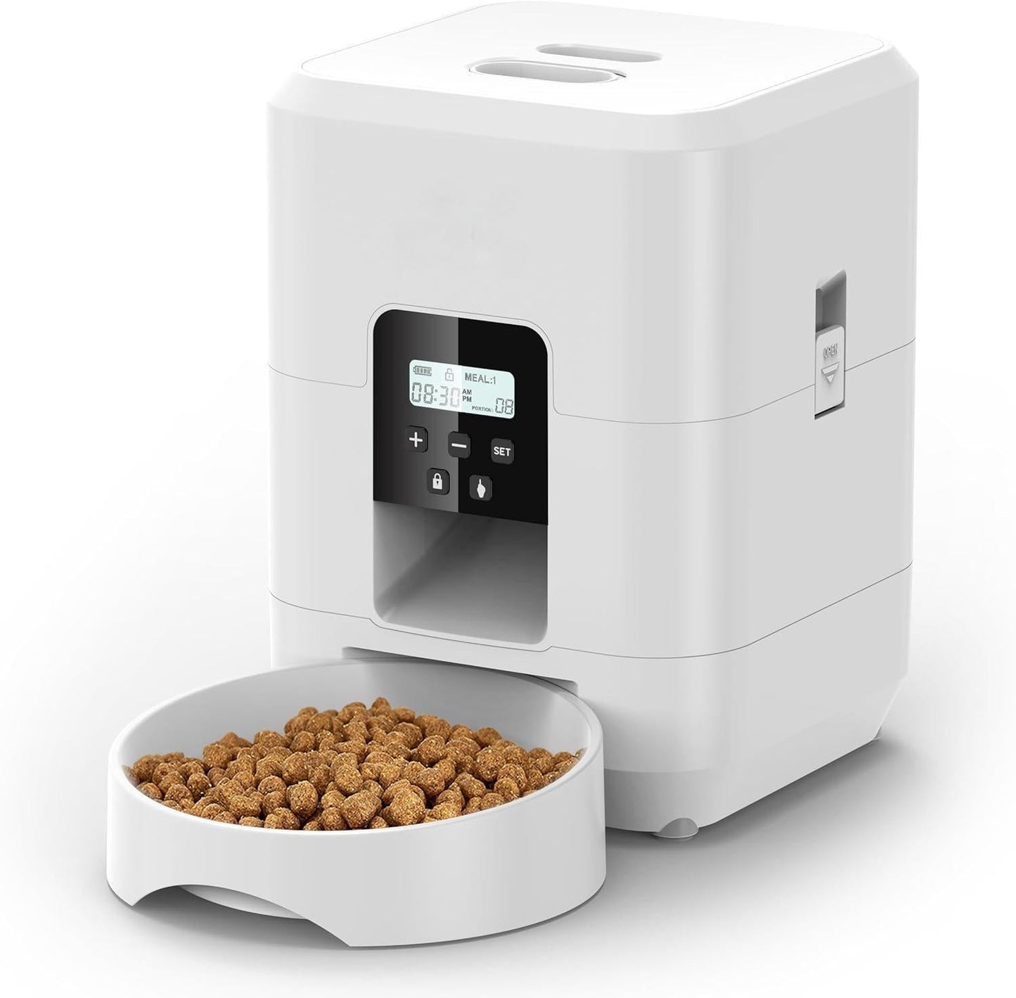 Smart Automatic Pet Feeder with Remote Scheduling for Your Feline Friend