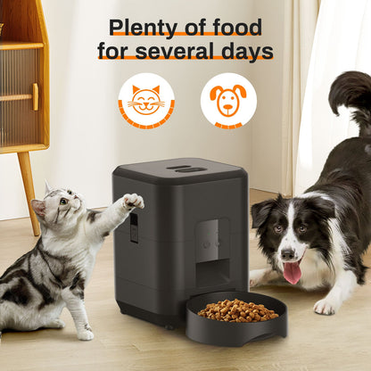 Smart Automatic Pet Feeder with Remote Scheduling for Your Feline Friend